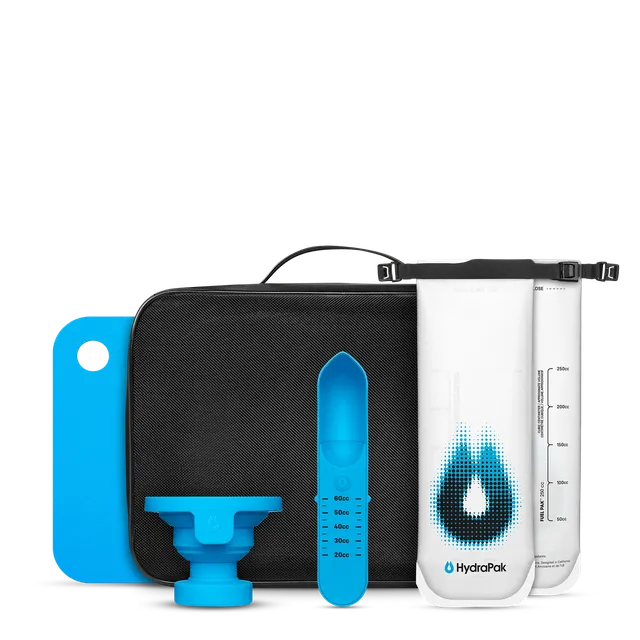 hydrapak-fuelkit-kit-nutrizione-portatile-con-fuel-scoop-fuel-funnel-due-fuelpak image 1
