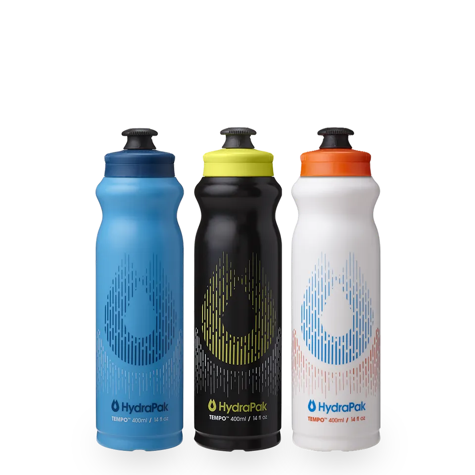 hydrapak-tempo-bottle-3-pack-400ml-borracce-soft-squeeze-da-corsa-con-tappo-spor image 1