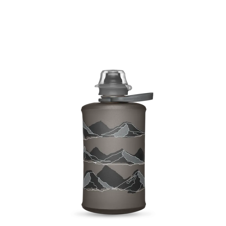 hydrapak-mountain-stow-350ml-borraccia-pieghevole-da-tasca-con-grafica-mountain- image 1