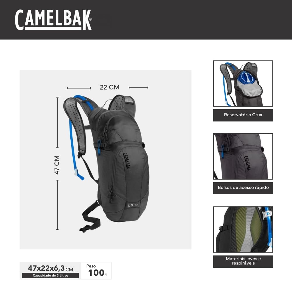 camelbak-lobo-9-70oz-zaino-idratante-da-mtb-unisex-9-litri-con-serbatoio-crux-2- image 2