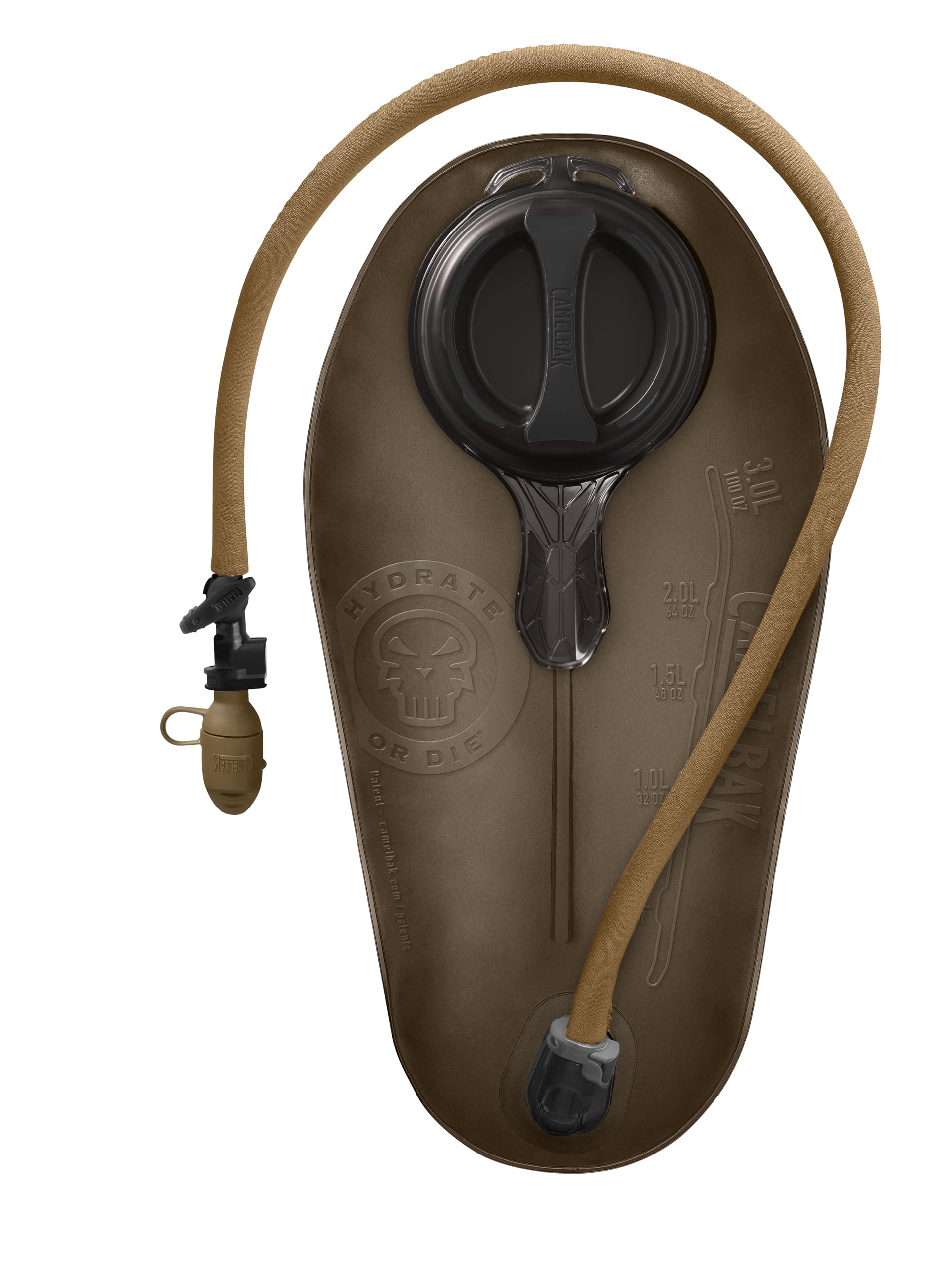 camelbak-mil-spec-crux-100-oz-3-0-l-long-accessory-reservoir-sacca-idrica-marron image 1