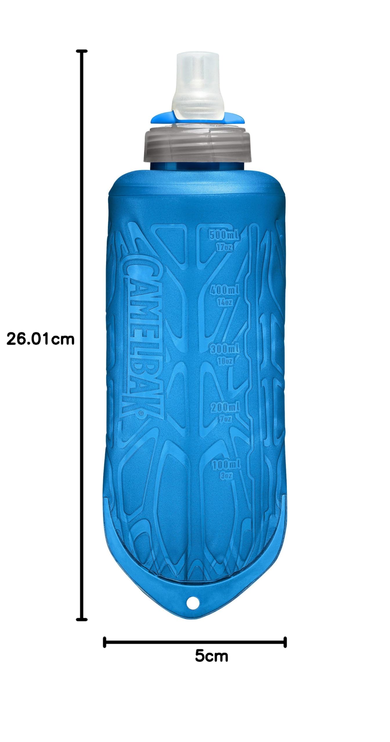camelbak-1262401050-quick-stow-flask-borraccia-pieghevole-in-silicone-500-ml-con image 5