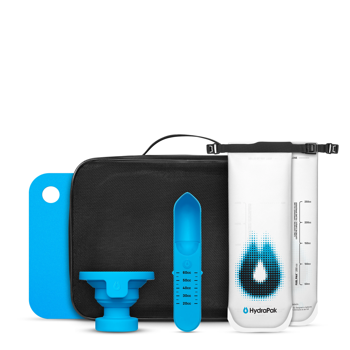 hydrapak-fuelkit-kit-nutrizione-portatile-con-fuel-scoop-fuel-funnel-due-fuelpak image 1