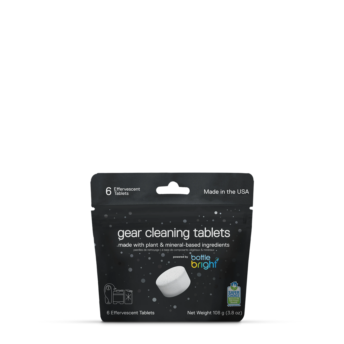 hydrapak-gear-cleaning-tablets-6-compresse-effervescenti-bottle-bright-per-puliz image 1