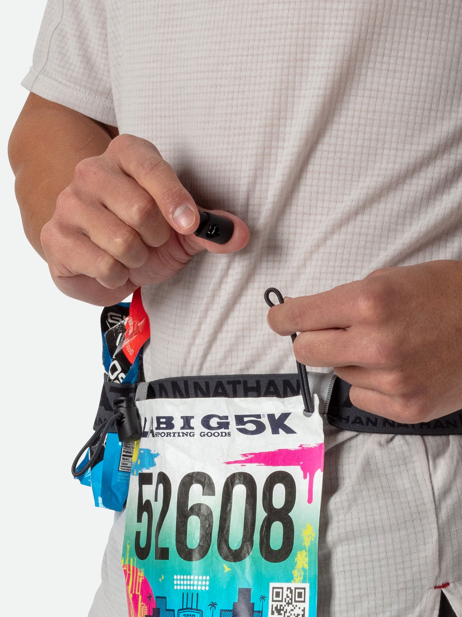 nathan-race-number-belt-cintura-porta-pettorale-con-porta-gel-per-triathlon-e-co image 7