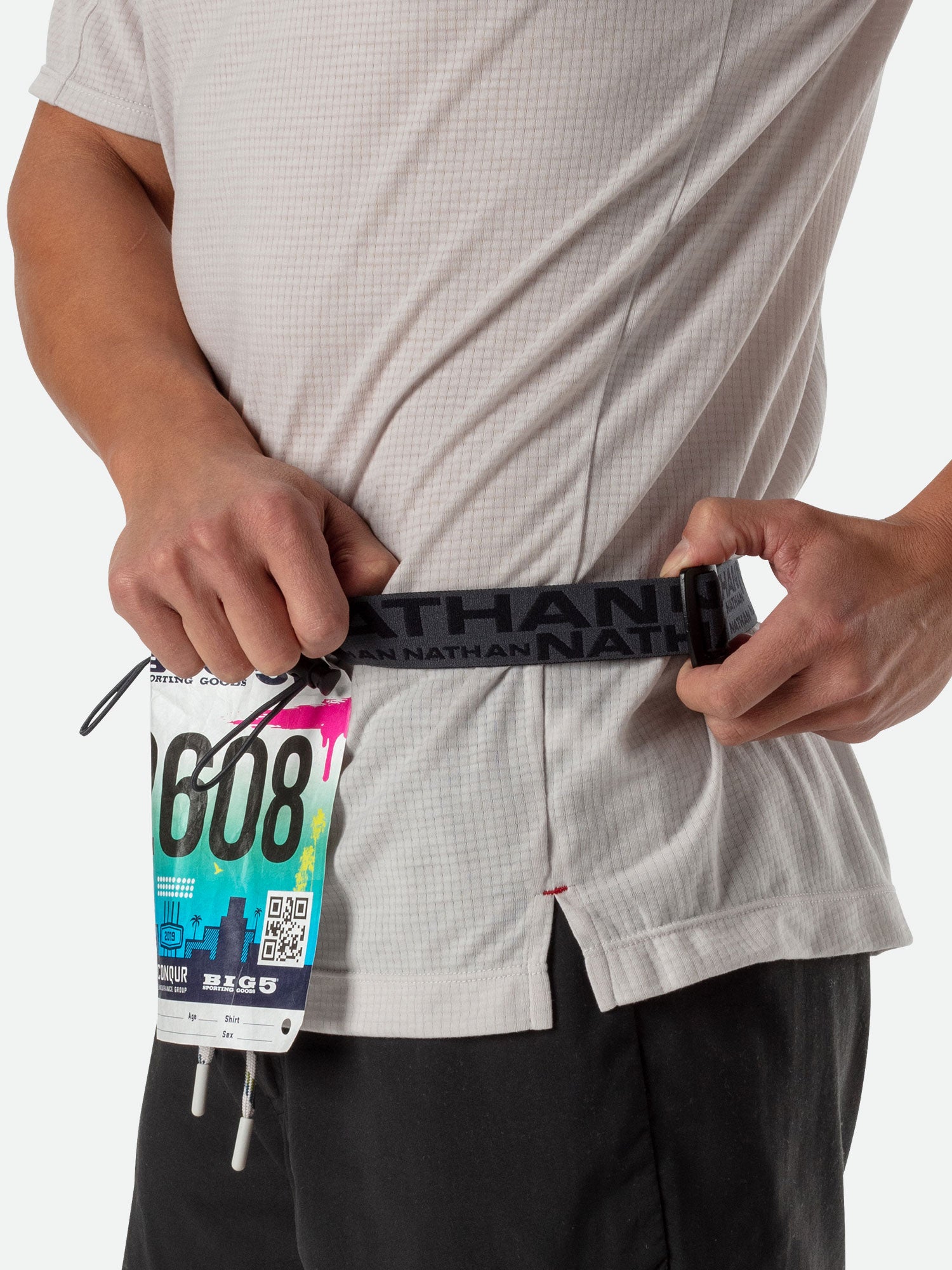 nathan-race-number-belt-cintura-porta-pettorale-con-porta-gel-per-triathlon-e-co image 8