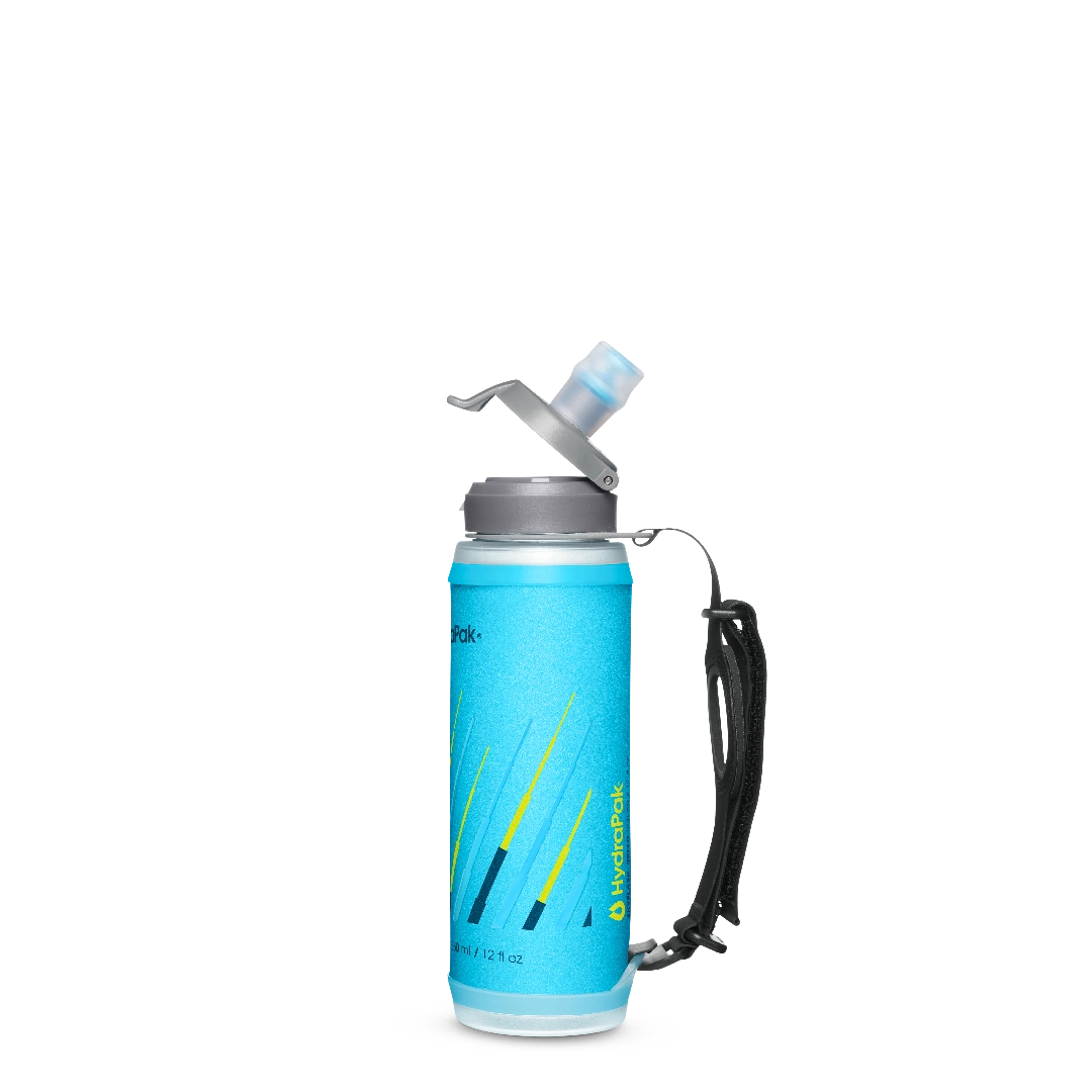 hydrapak-skyflask-speed-350ml-soft-flask-da-mano-con-passapollice-per-corsa image 1