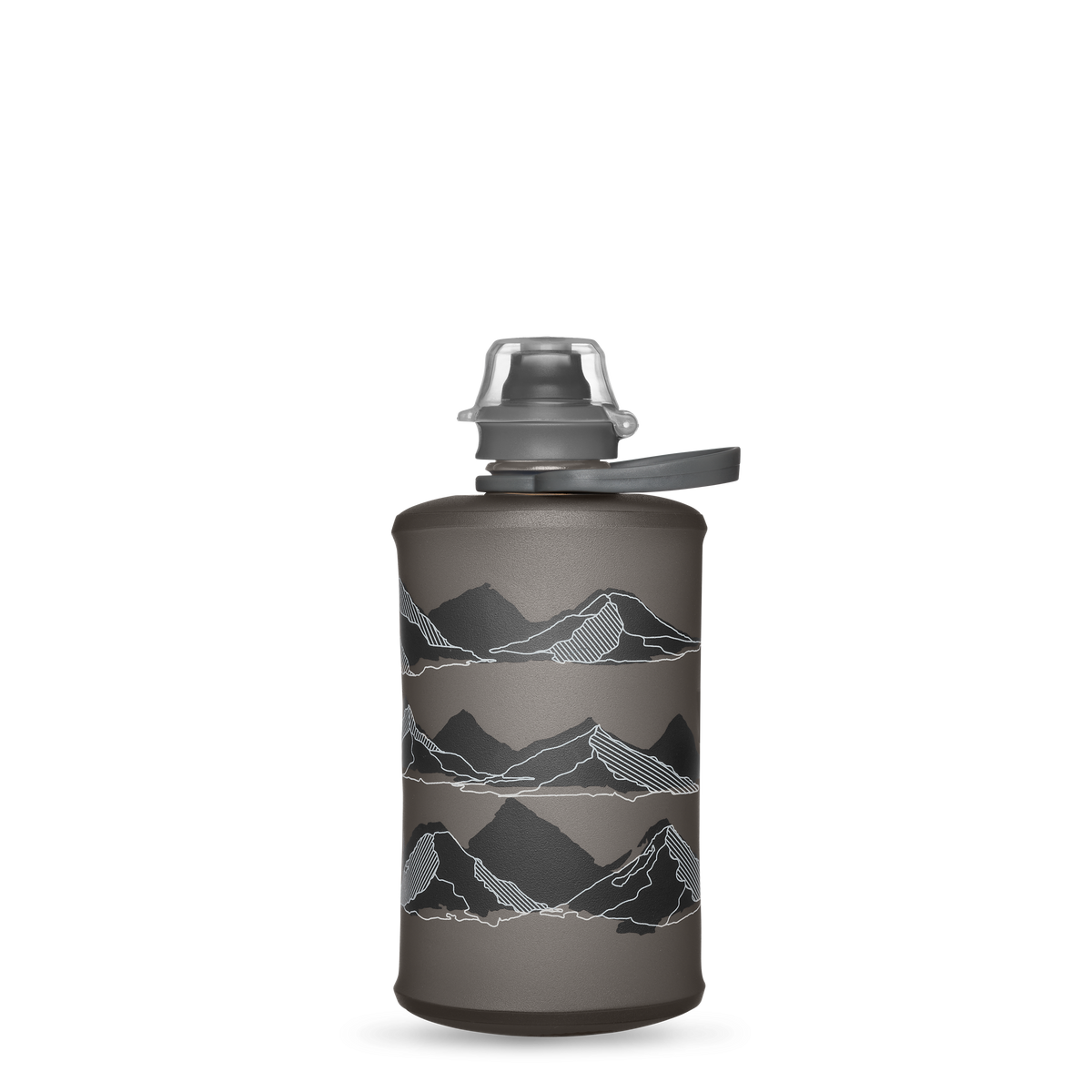 hydrapak-mountain-stow-350ml-borraccia-pieghevole-da-tasca-con-grafica-mountain- image 1