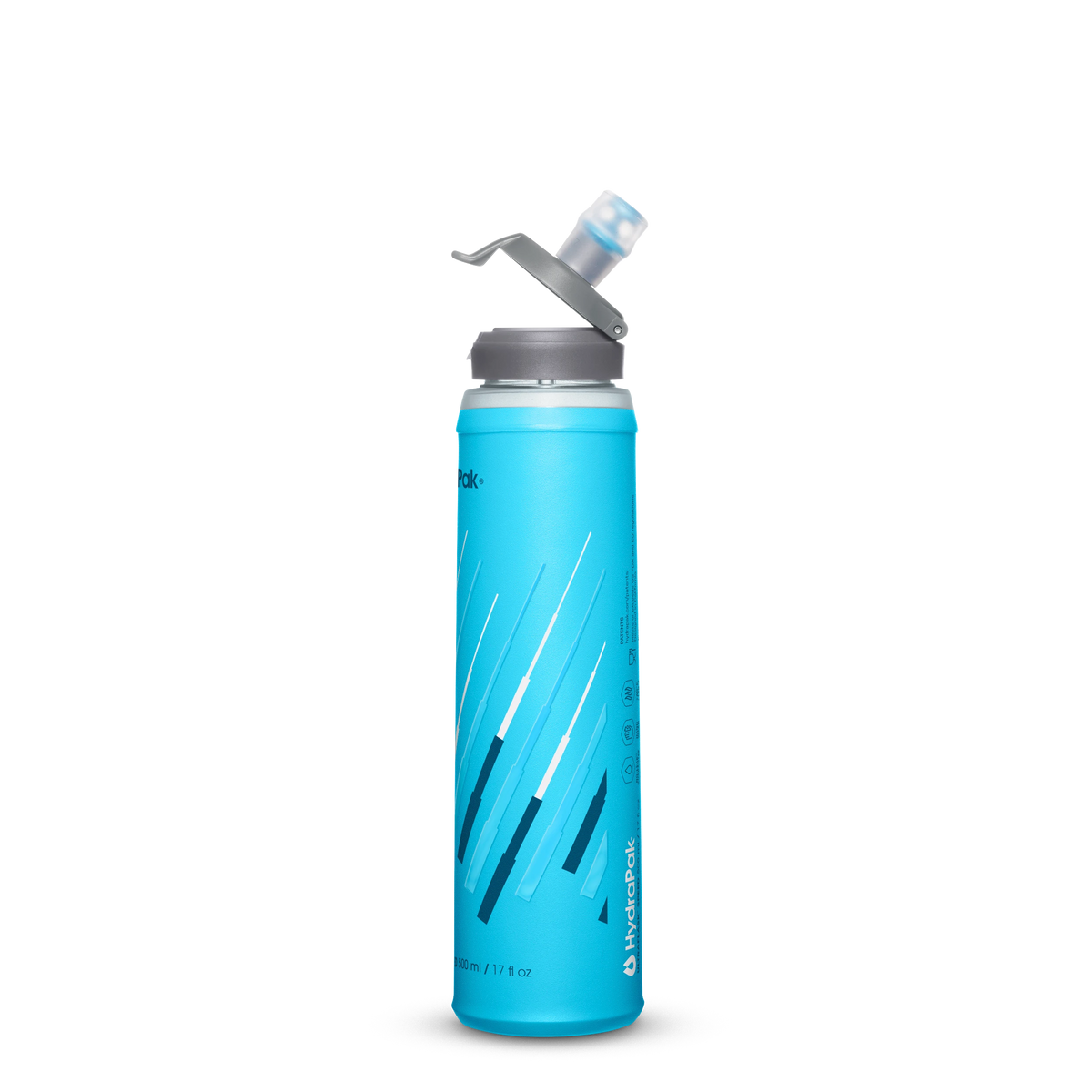 hydrapak-ultraflask-speed-500ml-soft-flask-con-fondo-3d-saldato-e-tappo-speedfil image 1